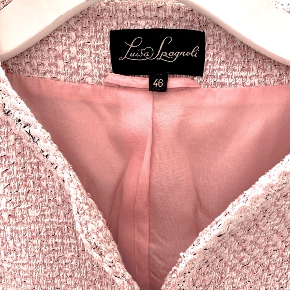 Luisa Spagnoli size 46 tweed blazer - Picture 6 of 16